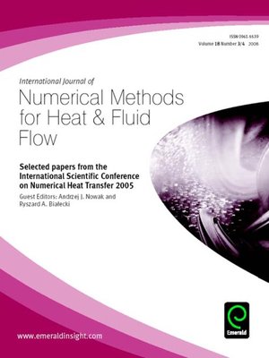 cover image of International Journal of Numerical Methods for Heat & Fluid Flow, Volume 18, Issue 3 & 4